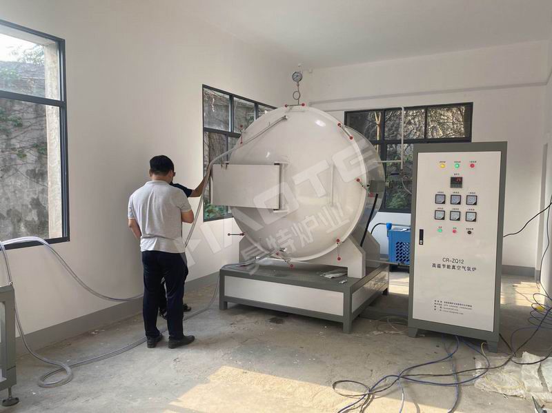 中國石油大學高溫節(jié)能真空氣氛爐客戶案例